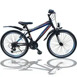 Mountainbike Talson 26 Zoll Fahrrad MIT GABELFEDERUNG & Beleuchtung 21-Gang Faster BBO