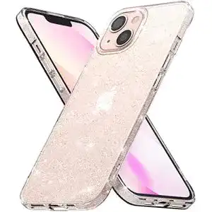 iPhone-13-Hülle Ringke Air, Glitzer flexibler TPU Rahmen