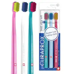 Zahnbürsten Curaprox CS5460 Handzahnbürste ultra soft, 3 Stück