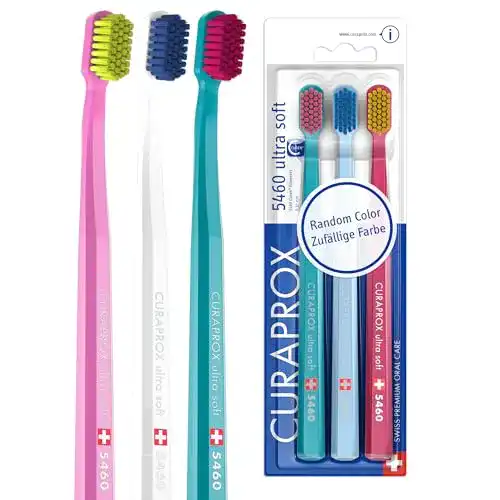 Zahnbürsten Curaprox CS5460 Handzahnbürste ultra soft, 3 Stück