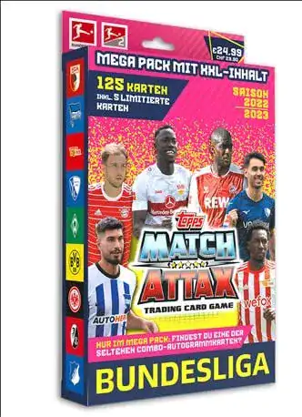 Fußballkarten Match Attax Topps Bundesliga 2022/2023