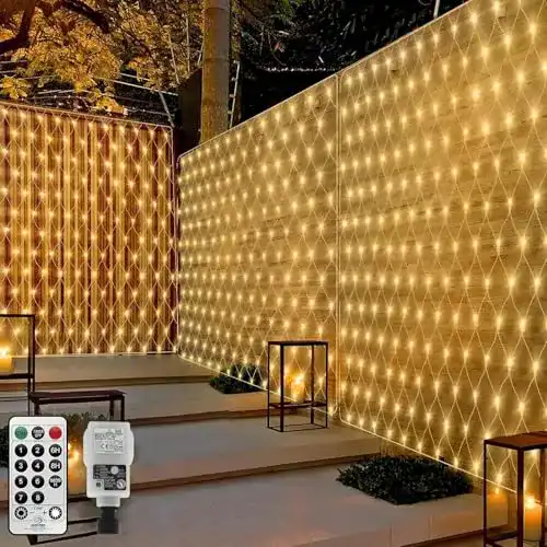 Lichternetz CORST 3X2M 200LED Außen Lichterkette Netz