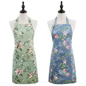 Kochschürze Saukore 2er-Pack Blumenschürzen für Frauen