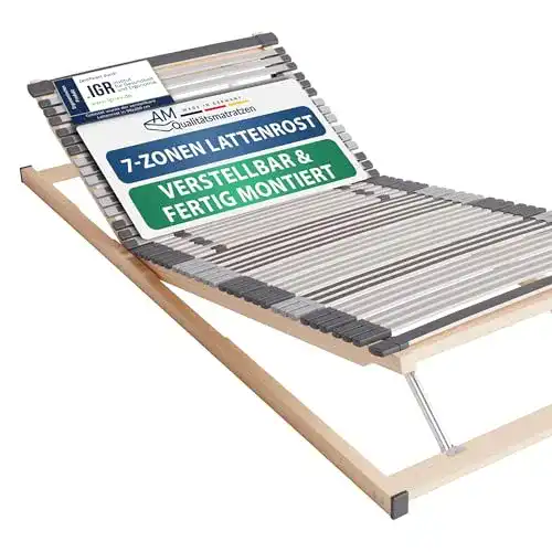Lattenrost 140 x 200 cm AM Qualitätsmatratzen Ergonomisch
