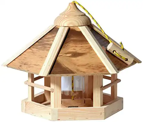 Vogelhaus dobar Vogelfutterhaus Camouflage, Kiefer, Beige, 21391e