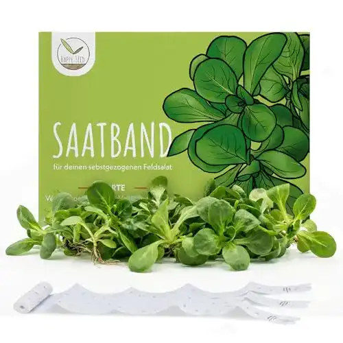 Feldsalat-Samen HappySeed 5m Saatband, Verte a coeur plein 2