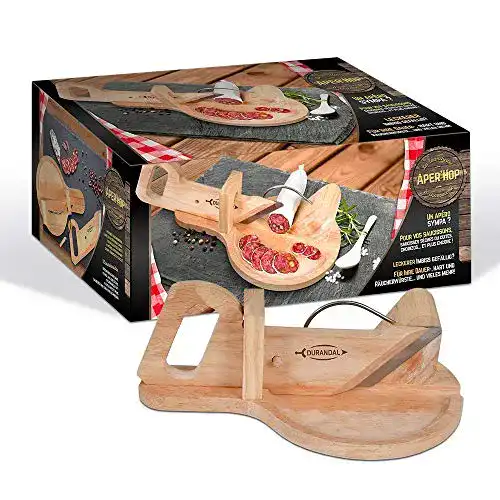 Wurstschneider Durandal Salamischneider Holz, ergonomisch