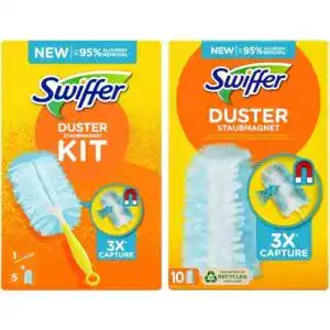 Staubwedel Swiffer Staubmagnet Starterset 1 Griff + 15 Tücher