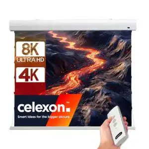 Kontrastleinwand celexon Home-Cinema Motor-Leinwand Tension Dynamic