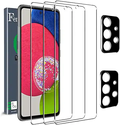 Samsung-Galaxy-A52-Panzerglas Ferilinso, 3 Stück Panzerglas