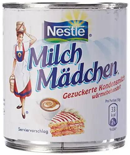 Kondensmilch Bärenmarke Nestle Milchmädchen, (12 x 400 g)