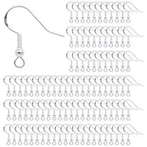 Ohrhaken MengH-SHOP Ohrring Haken 925 Sterling Silber