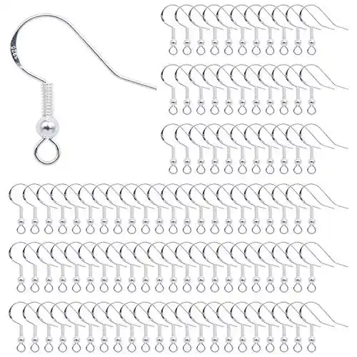 Ohrhaken MengH-SHOP Ohrring Haken 925 Sterling Silber