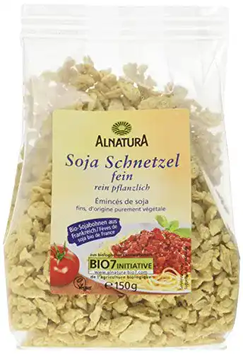 Soja-Schnetzel Alnatura Bio Feine Sojaschnetzel, (6 x 150 g)