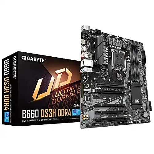 B660-Mainboard Gigabyte B660 DS3H DDR4 Schwarz