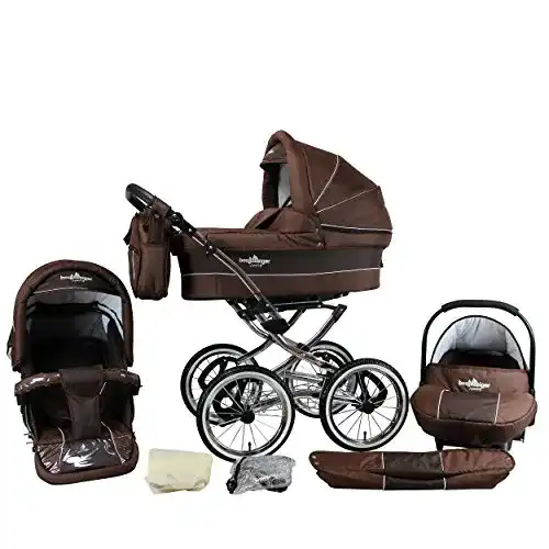 Kinderwagen Bergsteiger Venedig Nostalgie 3 in 1 Retro Kombi