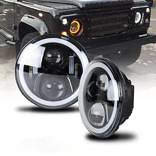 7-Zoll-LED-Scheinwerfer NSLUMO 2 Stueke Defender LED Fahrscheinwerfer