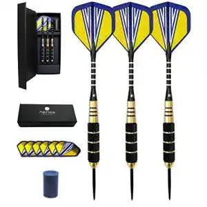 Steeldarts heinsa Profi Steel Dart Set 20 g Set 3 Stück mit Zubehör