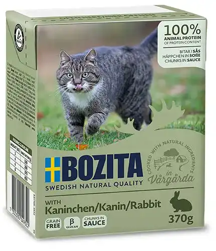 Bozita-Katzenfutter Bozita Häppchen in Soße mit Kaninchen 16x