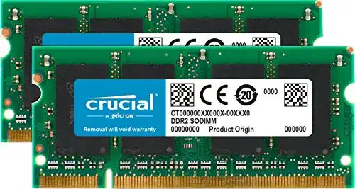 DDR2-RAM Crucial CT2KIT25664AC800 4 GB (2 GB x 2) Speicher Kit