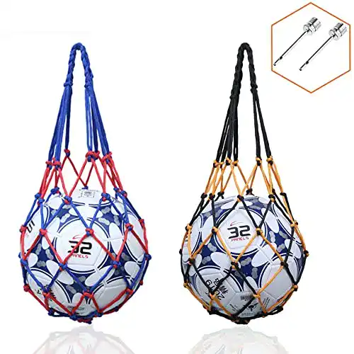 Ballnetz laeeyin 2 Stücke Net Tasche Tragbar