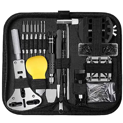 Uhrmacherwerkzeug UEZNIRN Set 153 tlg Uhrenwerkzeug