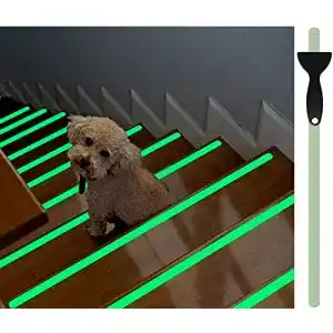 Antirutschstreifen Treppe cocofy Fluoreszierend, XXL 75×3 cm