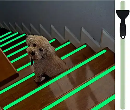 Antirutschstreifen Treppe cocofy Fluoreszierend, XXL 75×3 cm