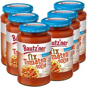 Tomatensauce Bautz’ner Fix Tomaten Soße, 6*400ml Glas