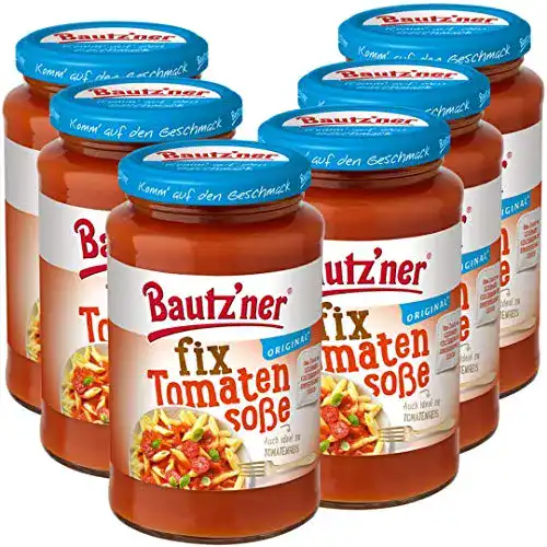 Tomatensauce Bautz’ner Fix Tomaten Soße, 6*400ml Glas