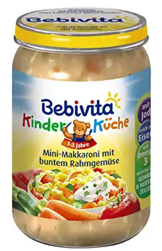 Bebivita-Babynahrung Bebivita Mini-Makkaroni mit Rahmgemüse