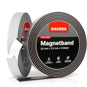 Magnetband GAUDER extra stark | Magnetstreifen selbstklebend