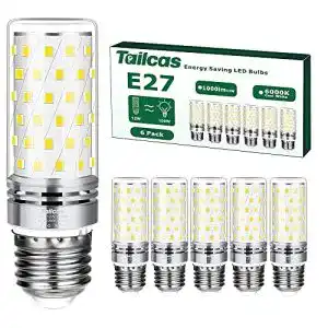LED E27 in Kaltweiß Tailcas E27 Led Kaltweiß Birne, 6000K 1000LM