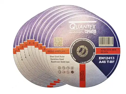 Trennscheibe 230 Metall Quantex 10 Stück Trennscheibe