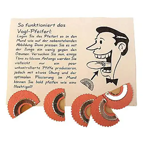 Vogelpfeife Bartl Vogl-Pfeiferl, Vogelfpeifen Pfeifen