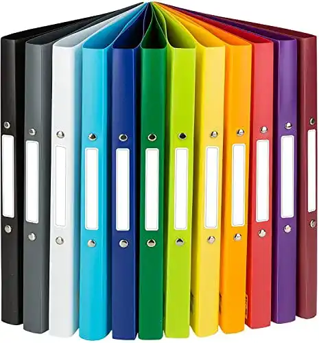 Ordner Idena 10426 Ringbuch DIN A4, im 12er Set, 2-Ring