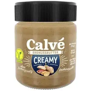 Erdnussbutter Calvé Calve (Creamy ohne Zuckerzusatz) (210 g)