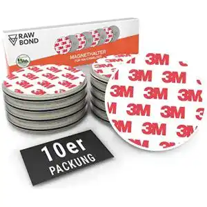 Rauchmelder-Magnethalter RAWBOND [10x] ® Magnethalterung