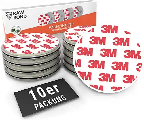 Rauchmelder-Magnethalter RAWBOND [10x] ® Magnethalterung