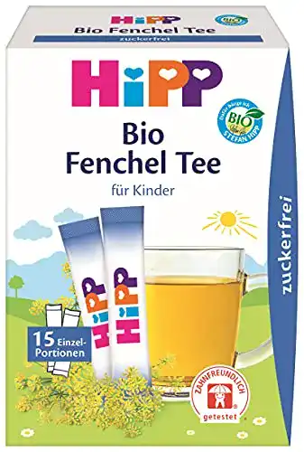 Fencheltee HiPP Erster Fenchel-Tee zuckerfrei, 6er Pack (6 x 5,4 g)