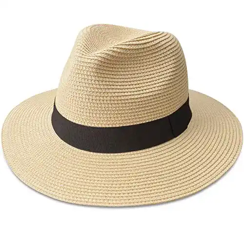 Panama-Hut Maylisacc Panama Hut Herren Damen Sommer Fedora
