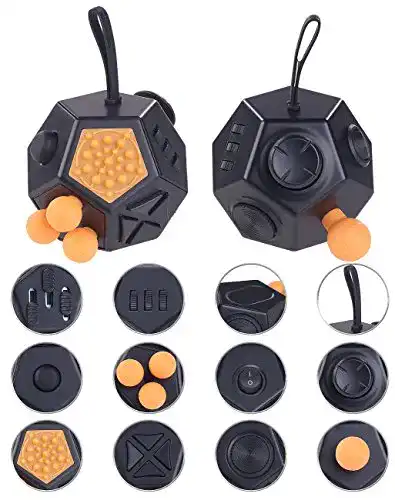 Fidget-Cube Newgen Medicals Antistress Würfel 12 Funktionen