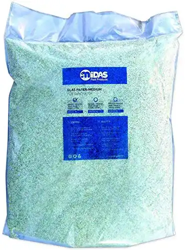 Filterglas well2wellness Körnung 0,5-1,0 mm – Hochwertig 20 kg