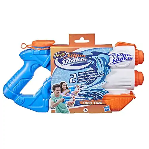 Wasserpistole Hasbro Super Soaker Twin Tide, mit doppelter Spritz
