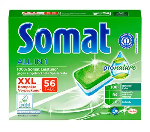 Spülmaschinentabs öko Somat All in 1 Pro Nature, 56 Tabs