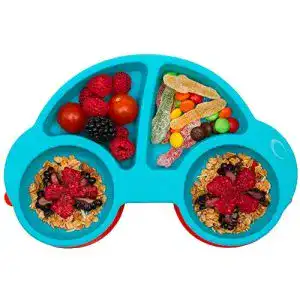 Babyteller Saugnapf Qshare Baby Teller Schüssel, Silikon, Tischset