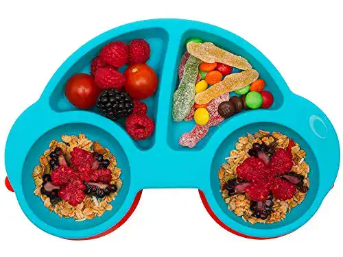 Babyteller Saugnapf Qshare Baby Teller Schüssel, Silikon, Tischset