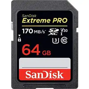 SDXC (64 GB) SanDisk Extreme Pro SDXC UHS-I, V30, U3