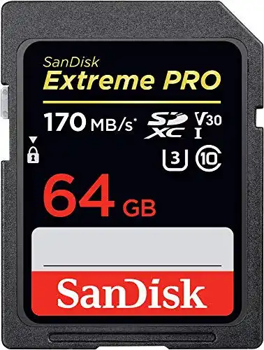 SDXC (64 GB) SanDisk Extreme Pro SDXC UHS-I, V30, U3