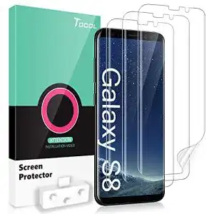 Samsung-Galaxy-S8-Schutzfolie TOCOL 3 Stück Schutzfolie